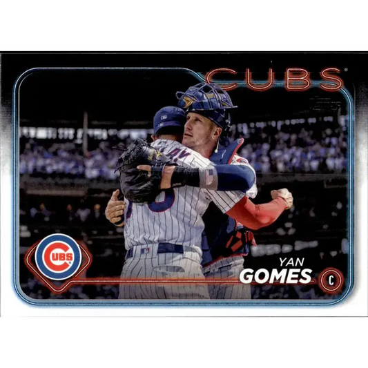 2024 Topps #581 Yan Gomes NM-MT Chicago Cubs Baseball Card - Baseball Card Single