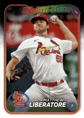 2024 Topps Matthew Liberatore baseball card with original gloss in NM-MT condition