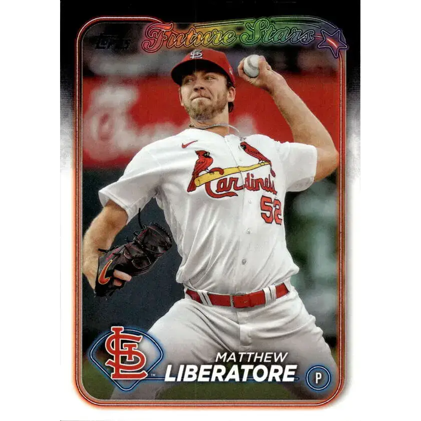 2024 Topps #584 Matthew Liberatore NM-MT St. Louis Cardinals Baseball Card - Baseball Card Single