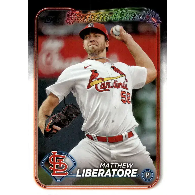 2024 Topps #584 Matthew Liberatore NM-MT St. Louis Cardinals Baseball Card - Baseball Card Single