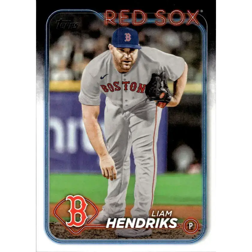 2024 Topps #587 Liam Hendriks NM-MT Boston Red Sox Baseball Card - Baseball Card Single