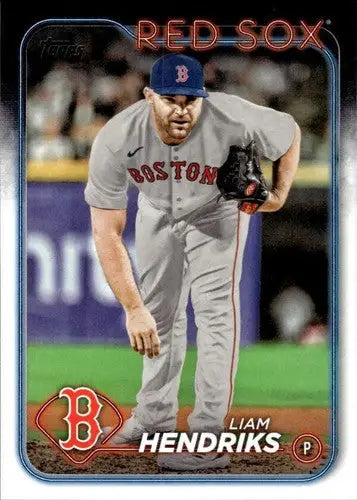 2024 Topps #587 Liam Hendriks NM-MT Red Sox ID:71011 - Baseball Card Single