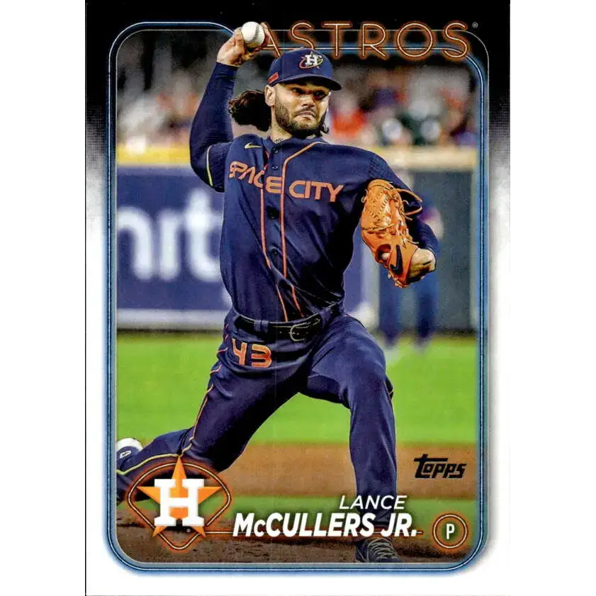 2024 Topps #588 Lance McCullers Jr. NM-MT Houston Astros Baseball Card - Baseball Card Single
