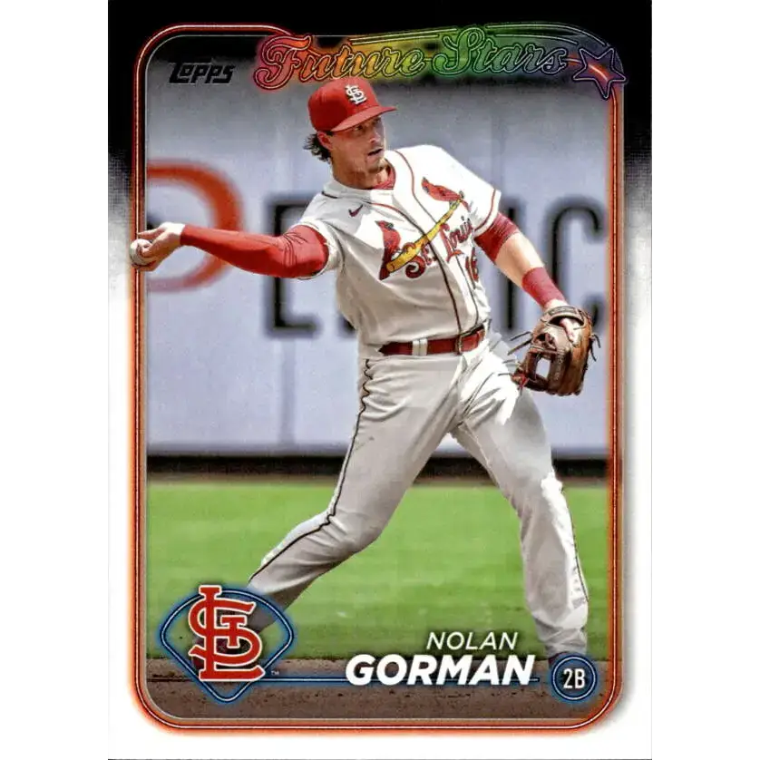 2024 Topps #591 Nolan Gorman NM-MT St. Louis Cardinals Baseball Card - Baseball Card Single