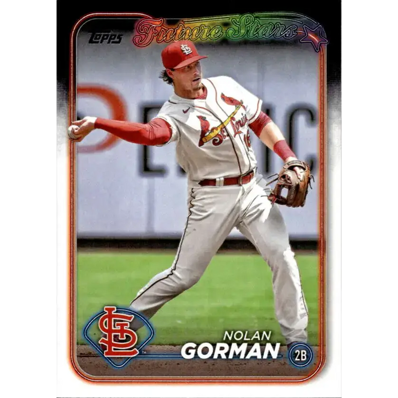 2024 Topps #591 Nolan Gorman NM-MT St. Louis Cardinals Baseball Card - Baseball Card Single