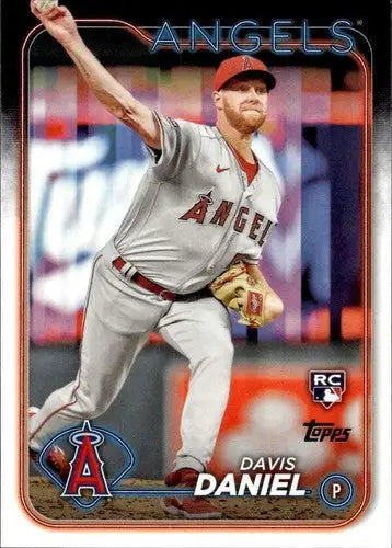 Daniel Davis baseball card 2024 Topps rookie angels with original gloss