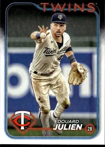 2024 Topps #596 Edouard Julien NM-MT Twins ID:71014 - Baseball Card Single