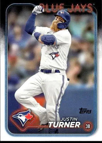 2024 Topps #598 Justin Turner NM-MT Blue Jays ID:71015 - Baseball Card Single