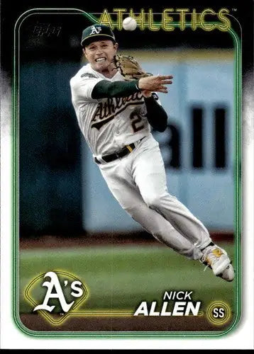 2024 Topps #599 Nick Allen NM-MT Athletics ID:71016 - Baseball Card Single