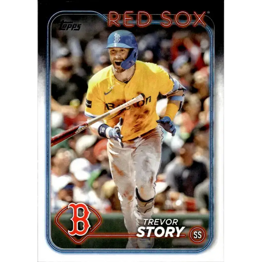 2024 Topps #601 Trevor Story NM-MT Boston Red Sox Baseball Card - Baseball Card Single