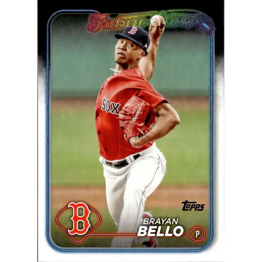 2024 Topps #606 Brayan Bello NM-MT Boston Red Sox Baseball Card - Baseball Card Single