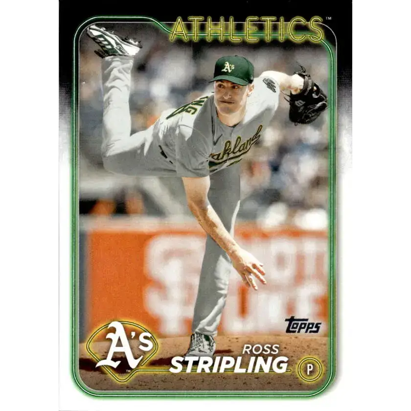 2024 Topps #608 Ross Stripling NM-MT Oakland Athletics Baseball Card - Baseball Card Single