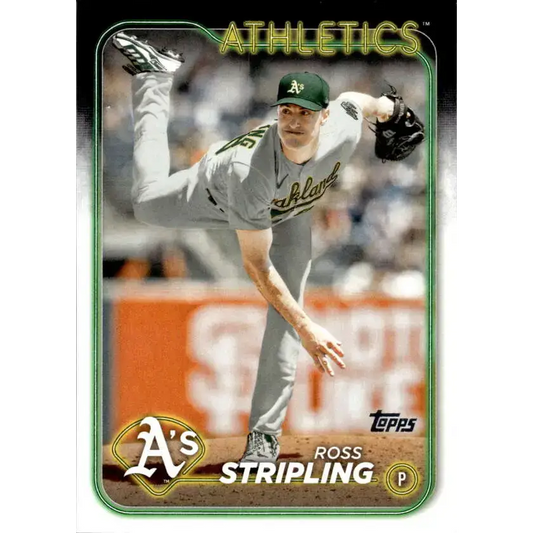 2024 Topps #608 Ross Stripling NM-MT Oakland Athletics Baseball Card - Baseball Card Single