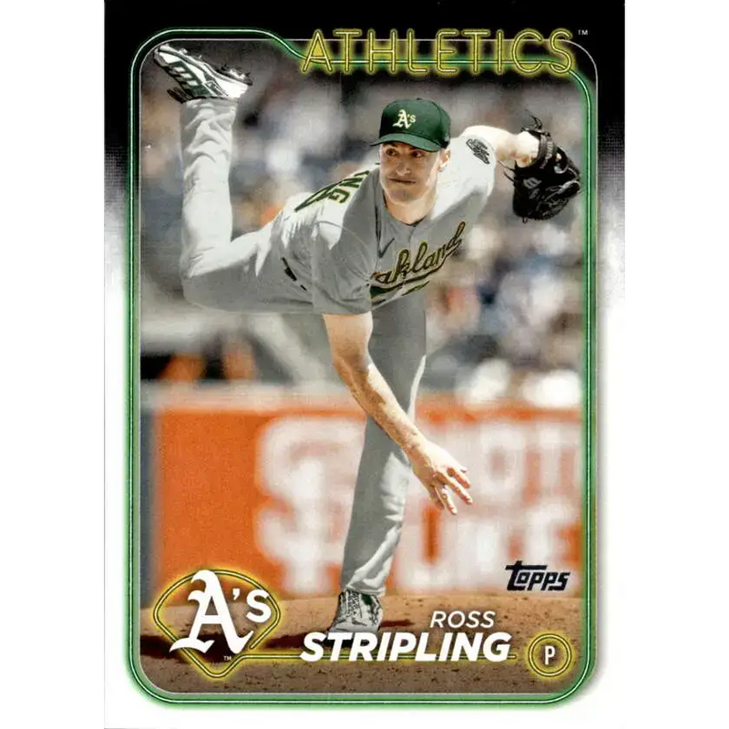 2024 Topps #608 Ross Stripling NM-MT Oakland Athletics Baseball Card - Baseball Card Single
