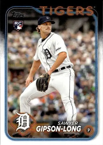 2024 Topps Sawyer Gipson-Long rookie Tigers baseball card with original gloss