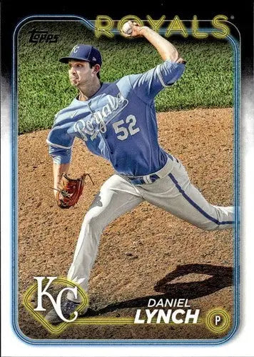 2024 Topps Daniel Lynch baseball card with original gloss NM-MT Royals ID 71492