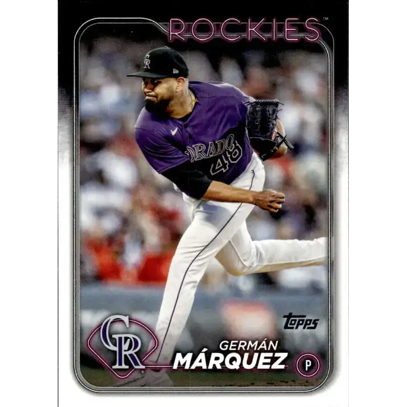 2024 Topps #618 German Marquez NM-MT Colorado Rockies Baseball Card - Baseball Card Single