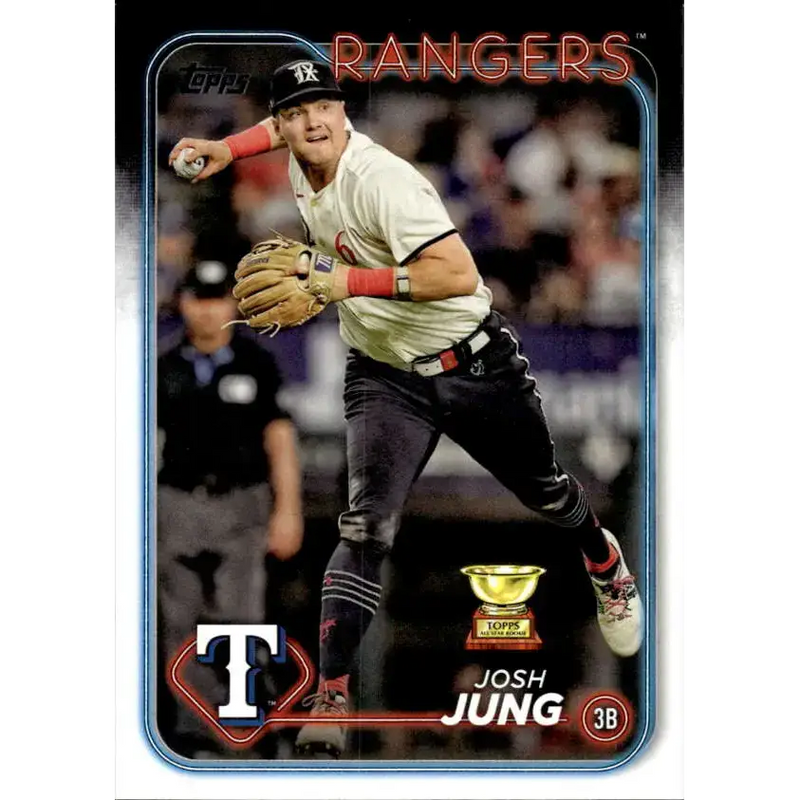 2024 Topps #620 Josh Jung NM-MT Texas Rangers Baseball Card - Baseball Card Single