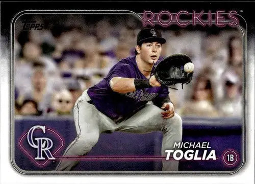 2024 Topps Michael Toglia NM-MT baseball card original gloss Rockies ID:71497