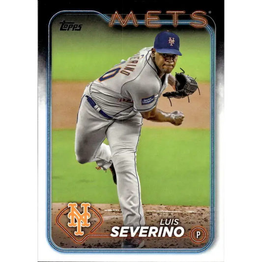 2024 Topps #633 Luis Severino NM-MT New York Mets Baseball Card - Baseball Card Single
