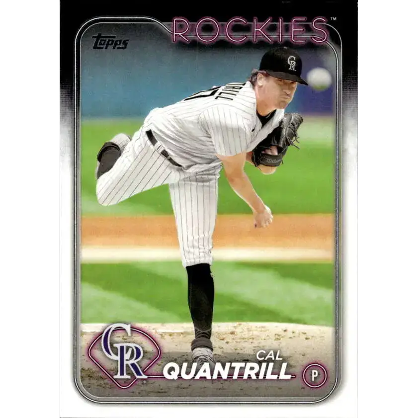 2024 Topps #638 Cal Quantrill NM-MT Colorado Rockies Baseball Card - Baseball Card Single