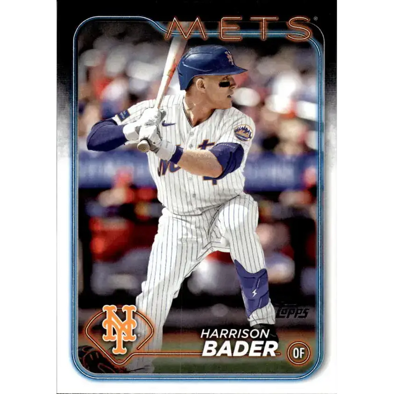 2024 Topps #639 Harrison Bader NM-MT New York Mets Baseball Card - Baseball Card Single