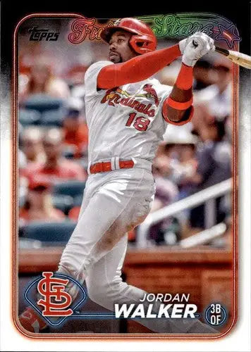 2024 Topps #642 Jordan Walker NM-MT Cardinals ID:71023 - Baseball Card Single
