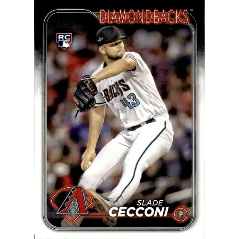 2024 Topps #649 Slade Cecconi NM-MT RC Rookie Arizona Diamondbacks Baseball Card - Baseball Card Single