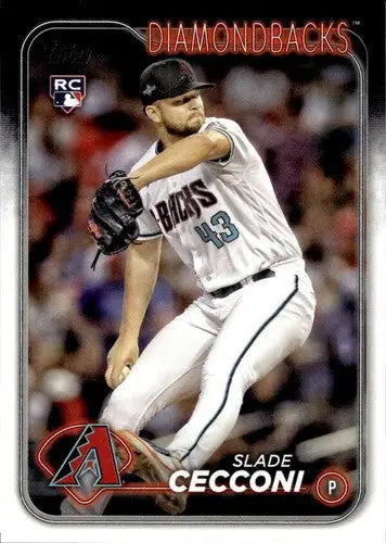 2024 Topps #649 Slade Cecconi NM-MT RC Rookie Diamondbacks ID:71027 - Baseball Card Single