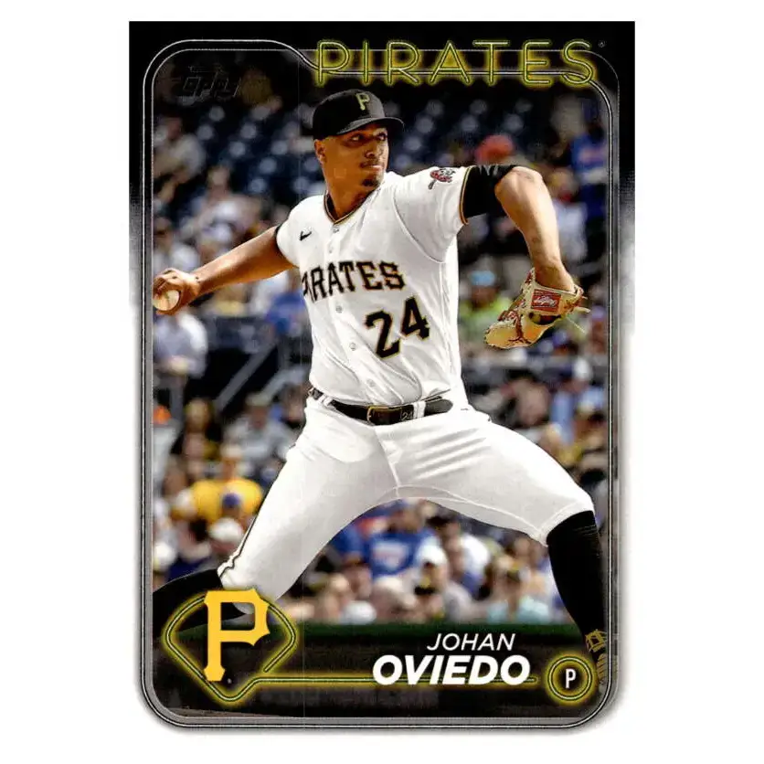 2024 Topps #65 Johan Oviedo NM-MT Pittsburgh Pirates Baseball Card - Baseball Card Single