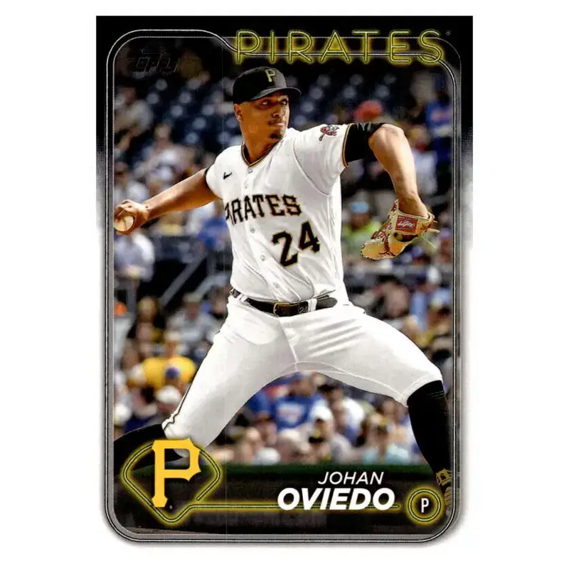 2024 Topps #65 Johan Oviedo NM-MT Pittsburgh Pirates Baseball Card - Baseball Card Single