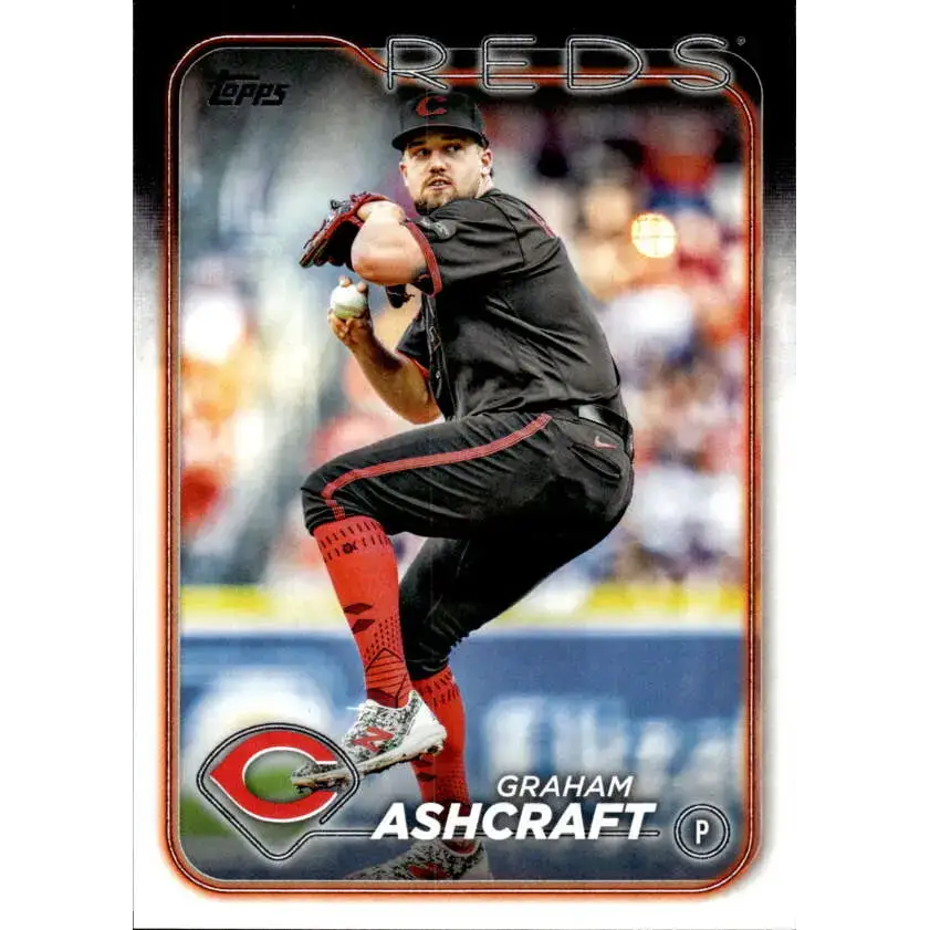 2024 Topps #652 Graham Ashcraft NM-MT Cincinnati Reds Baseball Card - Baseball Card Single