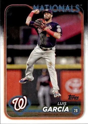 2024 Topps #657 Luis Garcia NM-MT Nationals ID:71032 - Baseball Card Single