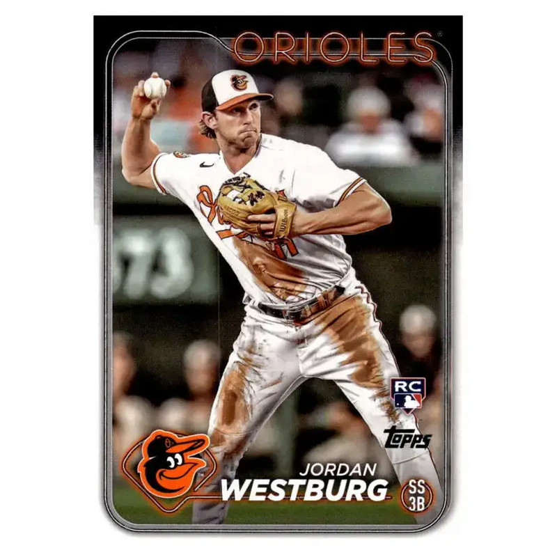 2024 Topps #66 Jordan Westburg NM-MT RC Rookie Baltimore Orioles Baseball Card - Baseball Card Single
