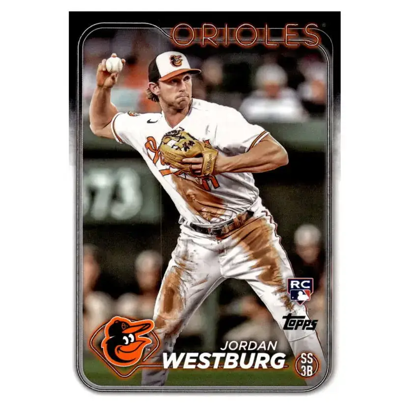 2024 Topps #66 Jordan Westburg NM-MT RC Rookie Baltimore Orioles Baseball Card - Baseball Card Single