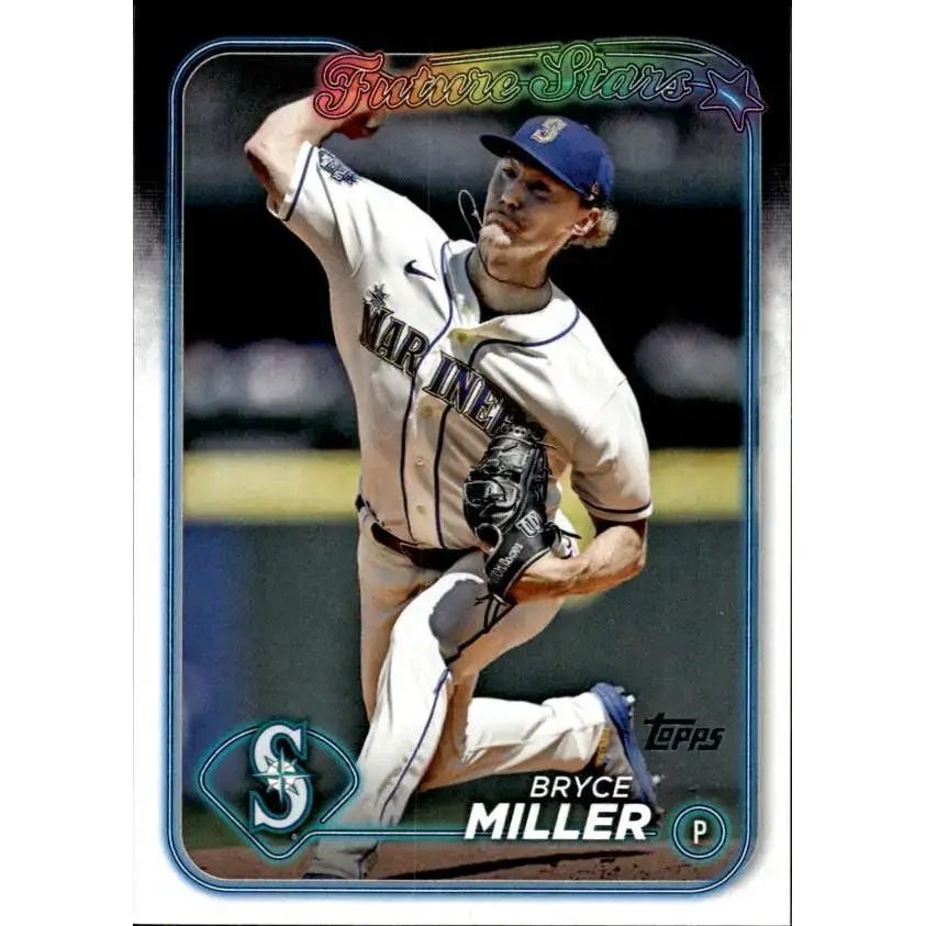 2024 Topps #679 Bryce Miller NM-MT Seattle Mariners Baseball Card - Baseball Card Single