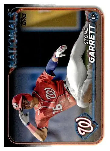 2024 Topps #68 Stone Garrett NM-MT Nationals ID:68258 - Baseball Card Single
