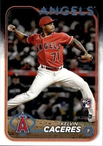 2024 Topps #680 Kelvin Caceres NM-MT RC Rookie Angels ID:71040 - Baseball Card Single