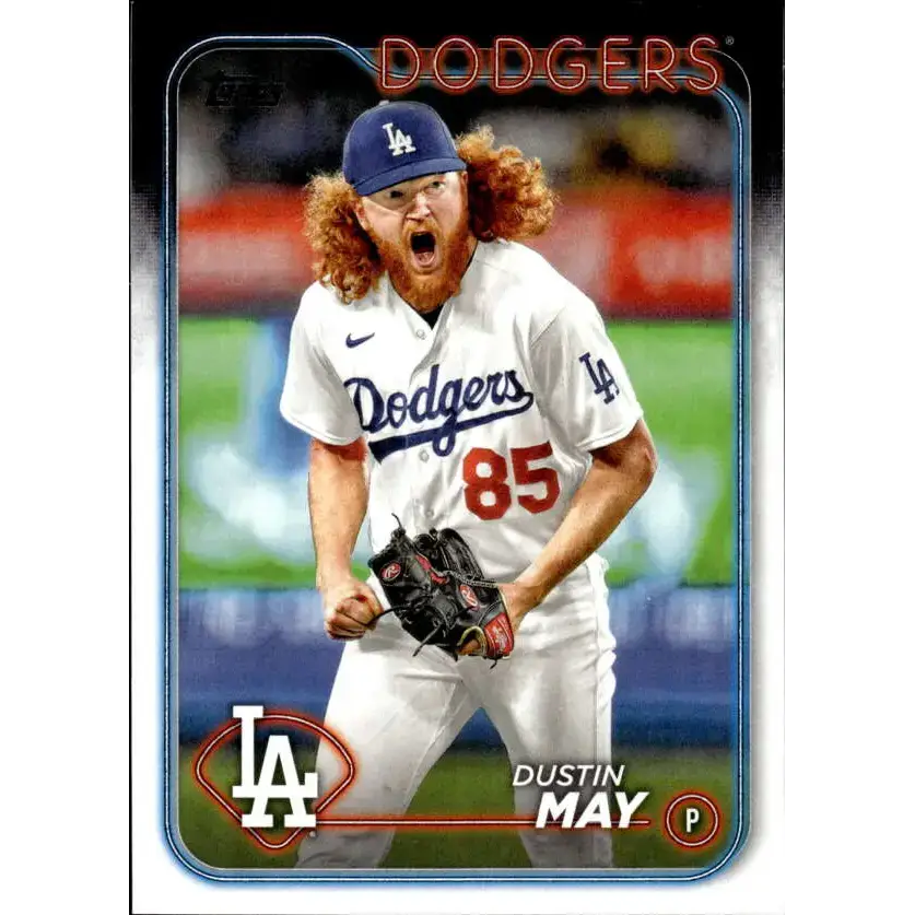 2024 Topps #683 Dustin May NM-MT Los Angeles Dodgers Baseball Card - Baseball Card Single