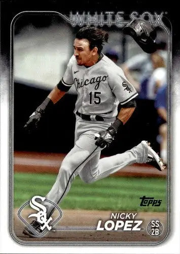 2024 Topps #687 Nicky Lopez NM-MT White Sox ID:71042 - Baseball Card Single