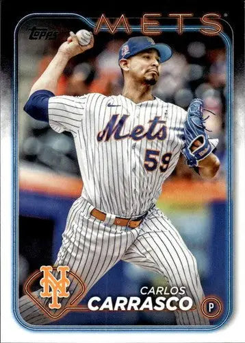 2024 Topps #693 Carlos Carrasco NM-MT Mets ID:71043 - Baseball Card Single
