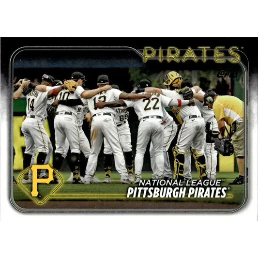2024 Topps #696 Team Card NM-MT Pittsburgh Pirates Baseball Card - Baseball Card Single