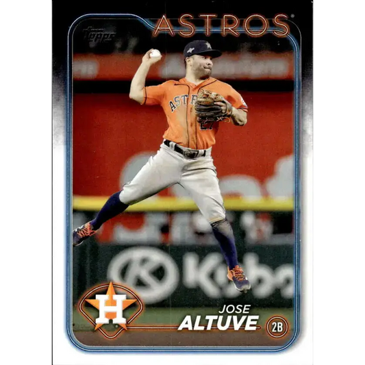 2024 Topps #700 Jose Altuve NM-MT Houston Astros Baseball Card - Baseball Card Single