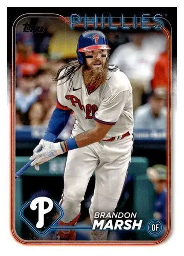 2024 Topps #71 Brandon Marsh NM-MT Phillies ID:71122 - Baseball Card Single