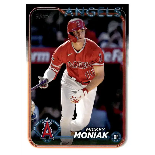 2024 Topps #74 Mickey Moniak NM-MT Los Angeles Angels Baseball Card - Baseball Card Single