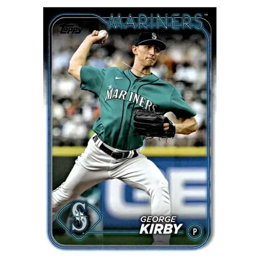 2024 Topps #75 George Kirby NM-MT Seattle Mariners Baseball Card - Baseball Card Single