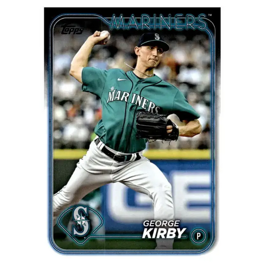 2024 Topps #75 George Kirby NM-MT Seattle Mariners Baseball Card - Baseball Card Single