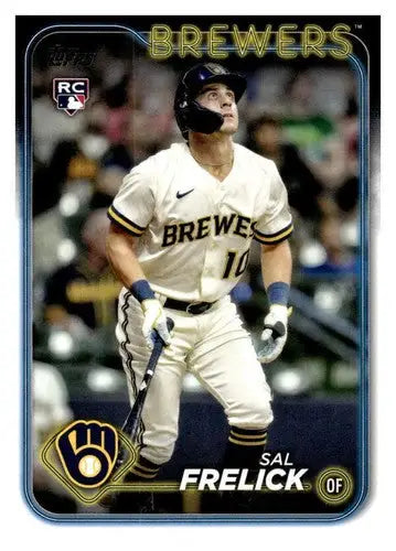 Sal Frelick baseball card rookie Brewers with original gloss from 2024 Topps #76