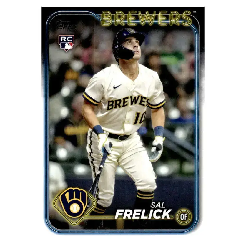 2024 Topps #76 Sal Frelick NM-MT RC Rookie Milwaukee Brewers Baseball Card - Baseball Card Single