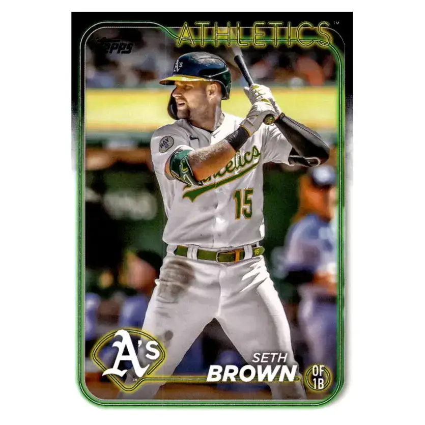 2024 Topps #79 Seth Brown NM-MT Oakland Athletics Baseball Card - Baseball Card Single